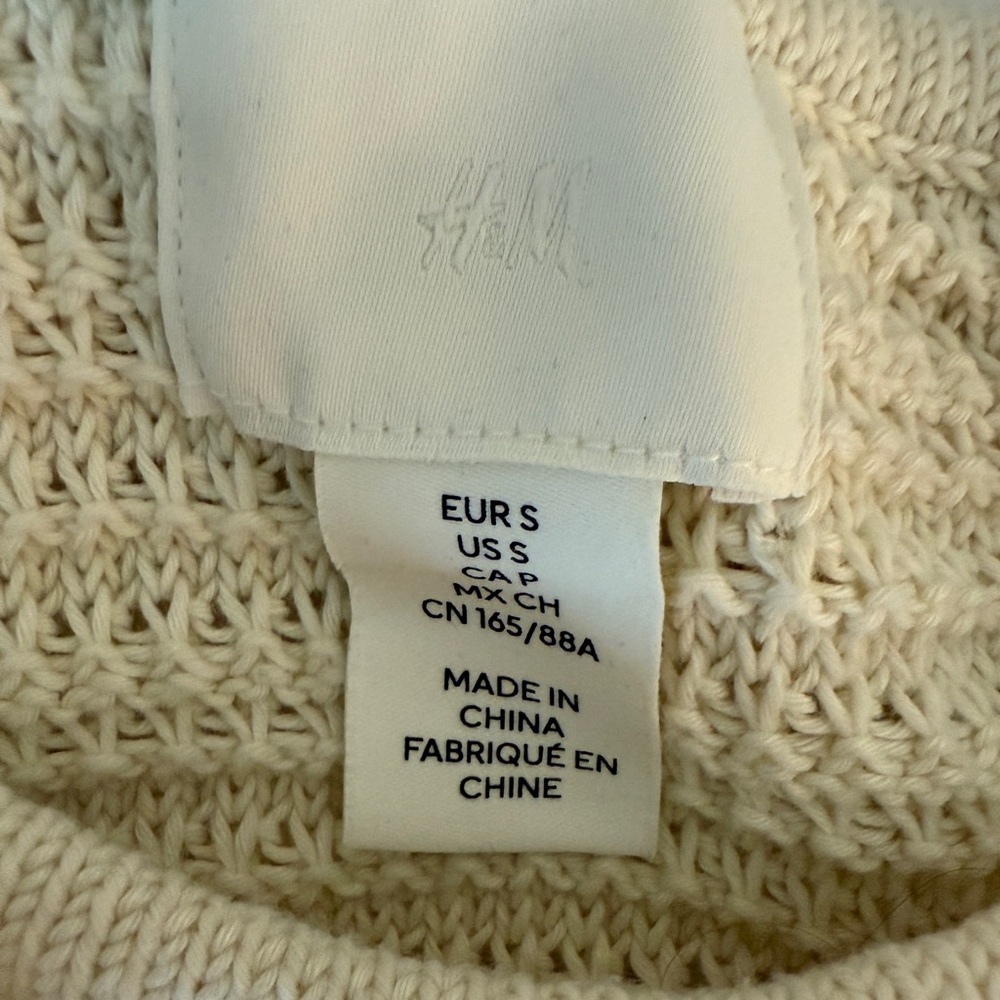 Cream Ruffled Knit Top - Picture 3 of 3
